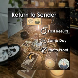 Return to Sender & Mirror Ritual w/ Amulet (Optional) - SAMEDAY Casting for Cleansing, Shielding, Protection