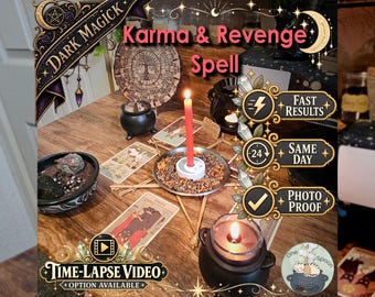 Karma- en wraakspreuk - Spreuk op dezelfde dag voor gerechtigheid, verantwoording, consequenties, spijt en karmische terugkeer