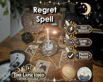 Regret Spell - SAME DAY Casting for Healing, Reconciliation, Clarity, Forgiveness, & Cleansing