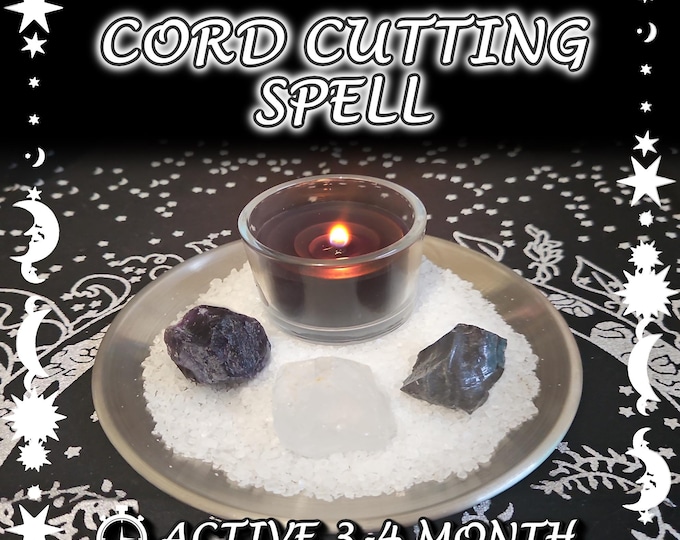 Banishing and Cord Cutting Spell - SAME DAY Casting for Cleansing & Protection [Active 3-4 Month] (Tarot w/ Spell Cast)