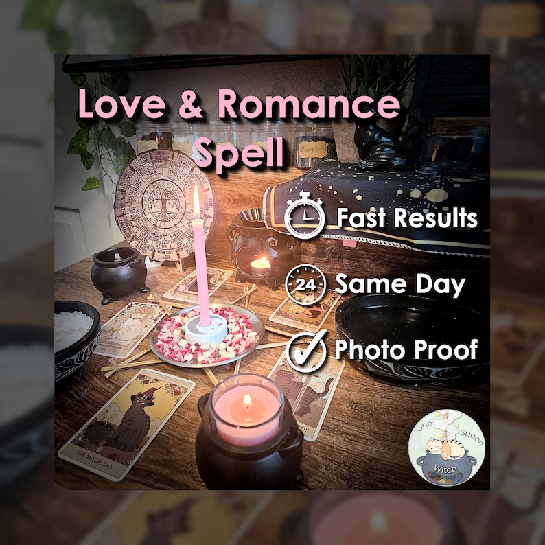 Love and Romance Spell - SAME DAY Casting for Beauty, Empowerment ...