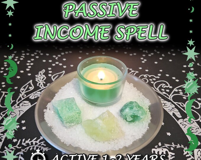 Passive Income and Money Spell - SAME DAY Casting for Abundance, Success, Wealth, & Fortune [Active 1-2 Years] (Tarot w/ Spell Cast)