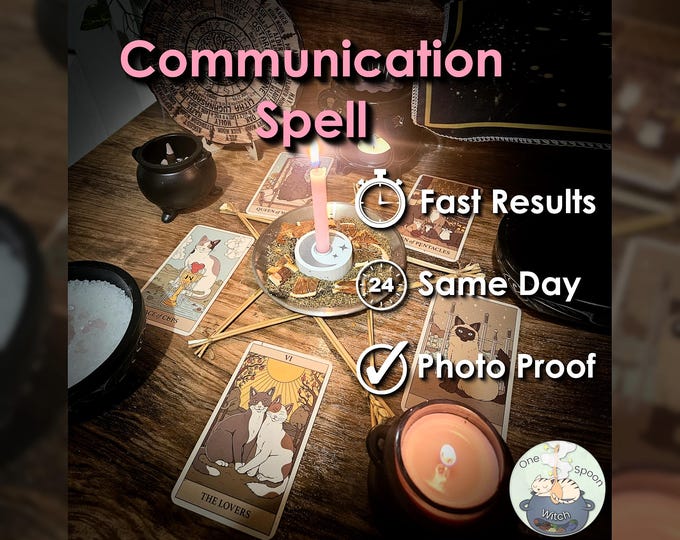 Communication Spell - SAME DAY Casting for Trust, Commitment, Connection, Relationship, & Friendship (Tarot w/ Spell Cast)