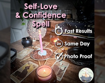 Self-Love and Confidence Spell - SAME DAY Casting for Beauty, Healing, Empowerment, Attraction, & Radiance (Tarot w/ Spell Cast)
