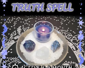 Justice and Truth Spell - SAME DAY Casting for Clarity, Protection, Victory [Active 3-4 Month] (Tarot w/ Spell Cast)