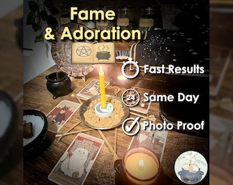 Fame and Adoration Ritual w/ Amulet (Optional) - Cast for Respect, Power, Recognition, Opportunity, & Success