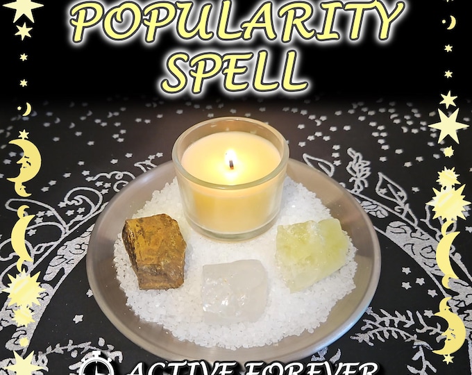Popularity and Respect Spell - SAME DAY Casting for Adoration, Recognition, Fame, Success [Active Forever] (Tarot w/ Spell Cast)
