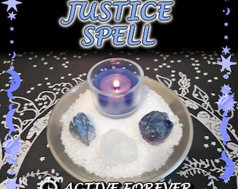 Justice and Truth Spell - SAME DAY Casting for Clarity, Faith, Protection, Victory [Active Forever] (Tarot w/ Spell Cast)