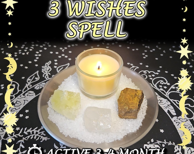 Make a Wish and Luck Spell - SAMEDAY Casting for Money, Wealth, Fortune [Active 3-4 Month] (Tarot w/ Spell Cast)