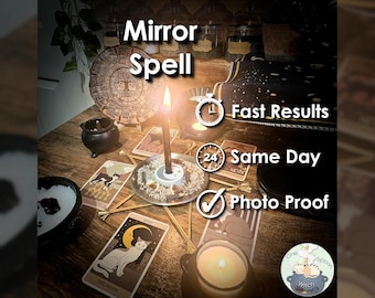 Mirror Spell - SAME DAY Casting for Freezing, Defence, Cleansing, Shielding, & Protection (Tarot w/ Spell Cast)