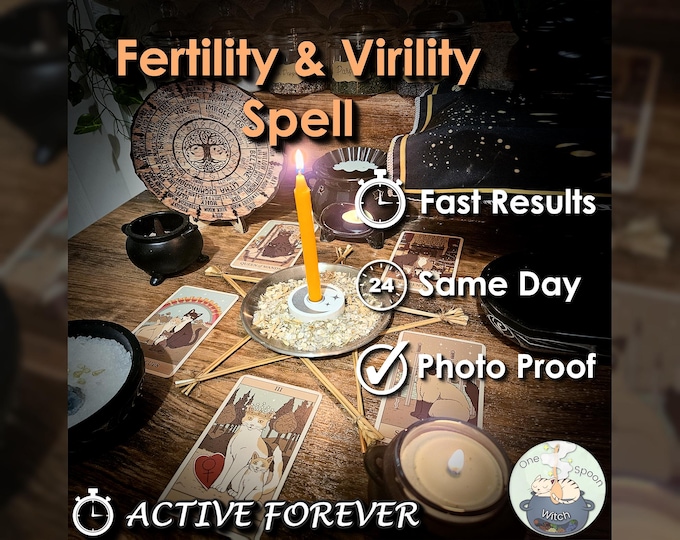 Fertility and Virility Spell - SAME DAY Casting for Balance & New Beginnings [Active Forever] (Tarot w/ Spell Cast)