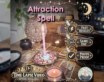 Attraction Spell - SAME DAY Casting for Beauty, Empowerment, Attraction, Confidence, & Radiance