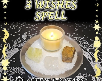 Make a Wish and Luck Spell - SAMEDAY Casting for Money, Opportunity, Fortune [Active 1-2 Years] (Tarot w/ Spell Cast)