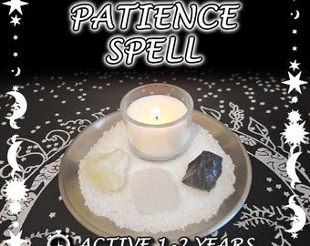 Patience & Calm Spell - SAMEDAY Casting for Happiness, Balance, Relaxation, Peace [Active 1-2 Years] (Tarot w/ Spell Cast)