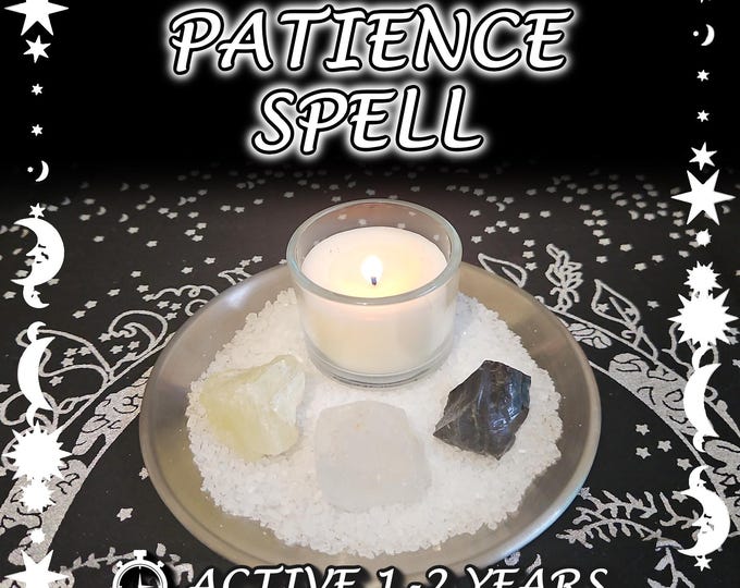 Patience & Calm Spell - SAMEDAY Casting for Happiness, Balance, Relaxation, Peace [Active 1-2 Years] (Tarot w/ Spell Cast)