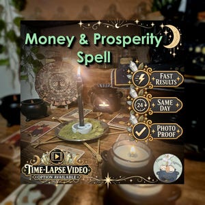 Money and Prosperity Spell - SAME DAY Casting for Financial Abundance, Success, Wealth, Opportunity, & Fortune