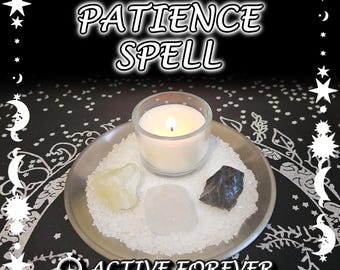 Patience & Calm Spell - SAMEDAY Casting for Happiness, Balance, Relaxation, Peace [Active Forever] (Tarot w/ Spell Cast)