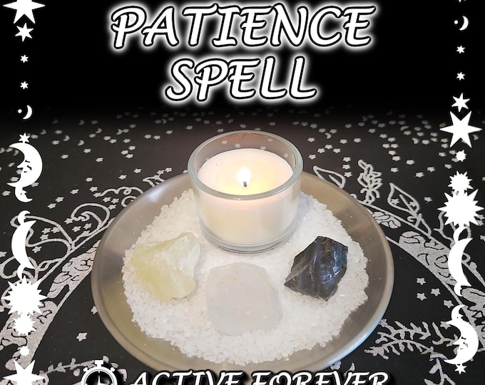 Patience & Calm Spell - SAMEDAY Casting for Happiness, Balance, Relaxation, Peace [Active Forever] (Tarot w/ Spell Cast)