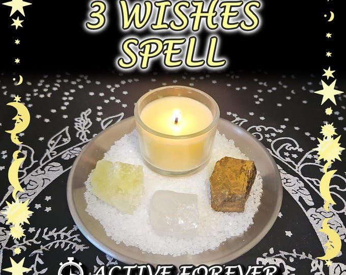 Make a Wish and Luck Spell - SAME DAY Casting for Money, Opportunity, & Fortune [Active Forever] (Tarot w/ Spell Cast)