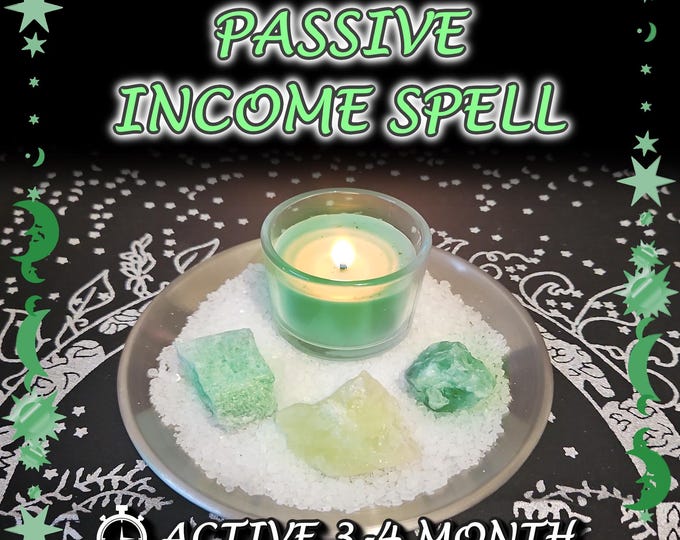 Passive Income and Money Spell - SAME DAY Casting for Success & Fortune [Active 3-4 Month] (Tarot w/ Spell Cast)