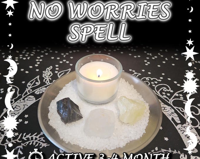 No Worries & Peace Spell - SAMEDAY Casting for Healing, Balance, Relaxation, Contentment [Active 3-4 Month] (Tarot w/ Spell Cast)