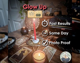 Glow Up and Glamour Ritual w/ Amulet (Optional) - Cast for Radiance, Confidence, Allure, Admiration, & Empowerment