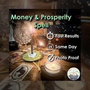Money and Prosperity Spell - SAME DAY Casting for Financial Abundance, Success, Wealth, Opportunity, & Fortune (Tarot w/ Spell Cast)