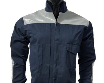 Han Solo Cosplay Jacke | Star Wars Rogue One Cosplay Kostüm | Rebellenallianz Jacke | Kapitän Andor Tarnkappe für Piloten.