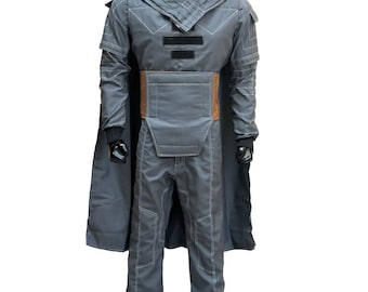 Traje de vuelo mandaloriano de Din Djarin / Disfraz de cazarrecompensas de Star Wars / Armadura de cazador espacial