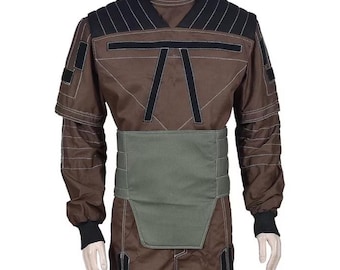 Din Djarin Mandalorian Beskar Cosplay personalizado Star Wars Bounty Hunter Cosplay Flight Suit