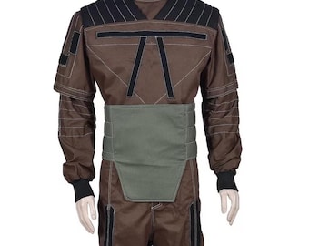 Din Djarin Mandalorian Beskar Cosplay personalizado Star Wars Bounty Hunter Cosplay Flight Suit