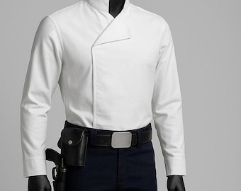 Conjunto de disfraz de piloto rebelde para cosplay / Traje de vuelo y cinturón inspirados en Star Wars / Traje personalizado de la Alianza Rebelde de Star Wars /