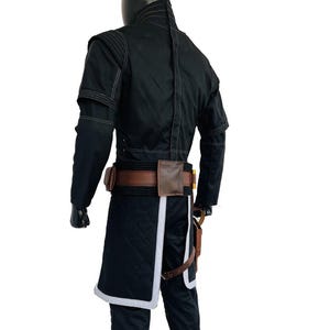Mandaloriansk flygdräkt med hölster | Boba Fett-inspirerad kostym | Star Wars-prisjägare | Death Watch-mytosaurie-dräkt bild 6
