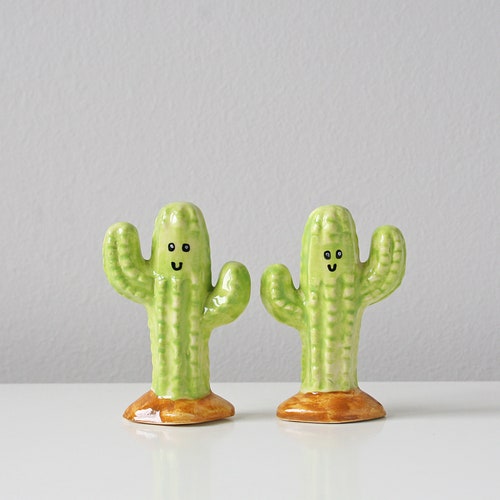 Miniature Cacti, Cactus Gift, Ceramic Cacti, Fun Cacti, Office Gift, Mini Cacti, Sharing Present, Miniature Figurines, Best Friends Gift