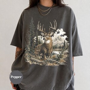 Vintage-Sweatshirt mit Hirschmotiv, Retro-T-Shirt im Western-Stil der 90er, Country-Girl-Kleidung, rustikales Wildtier-Shirt, Geschenkidee für die Jagdsaison Bild 8