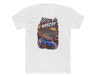 NASCAR Racing Track Graphic T-Shirt | Stock Car Speedway Design
