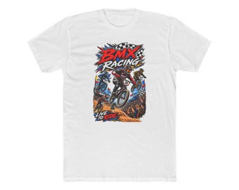 BMX Racing Graphic Tee | Live to Ride Bicycle Shirt