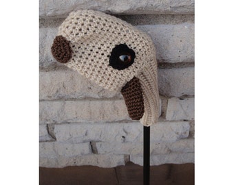 Golf club cover dog PDF pattern