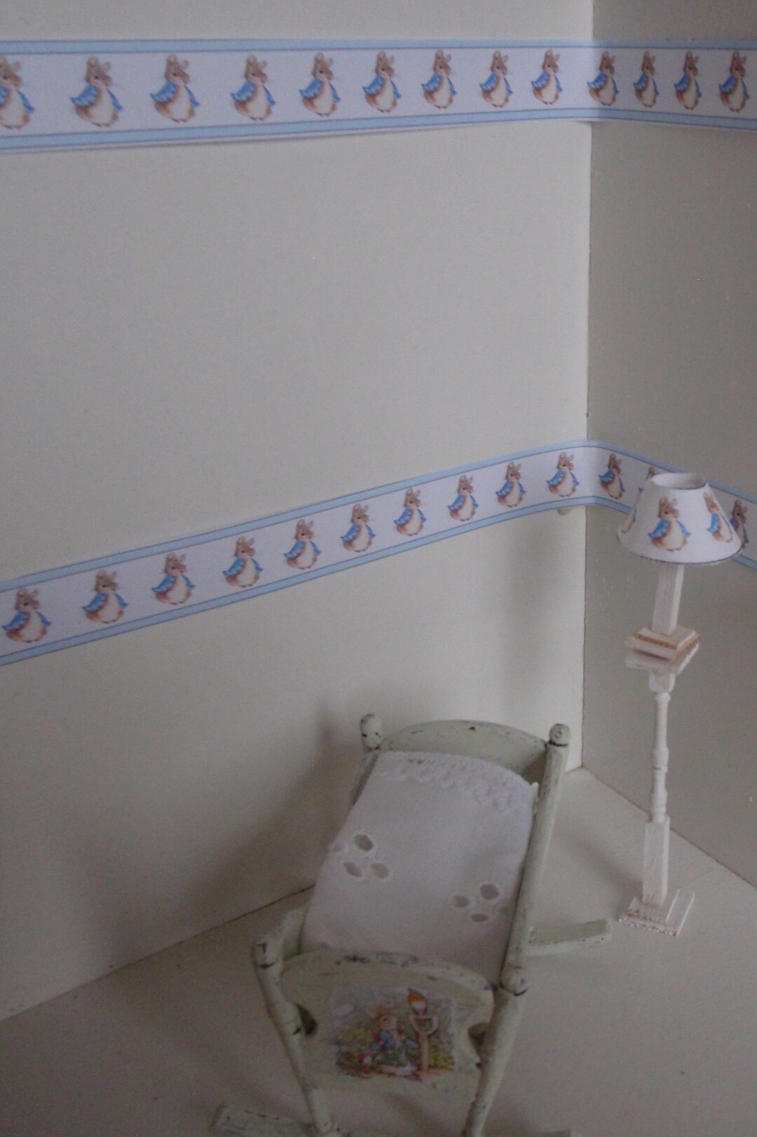Dollhouse Peter Rabbit Wallpaper Border PDF 1:12 Scale/nursery - Etsy
