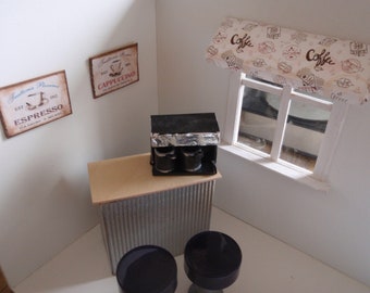 Dollhouse awning PDF tutorial with templates 1;12 scale (3 different awnings)