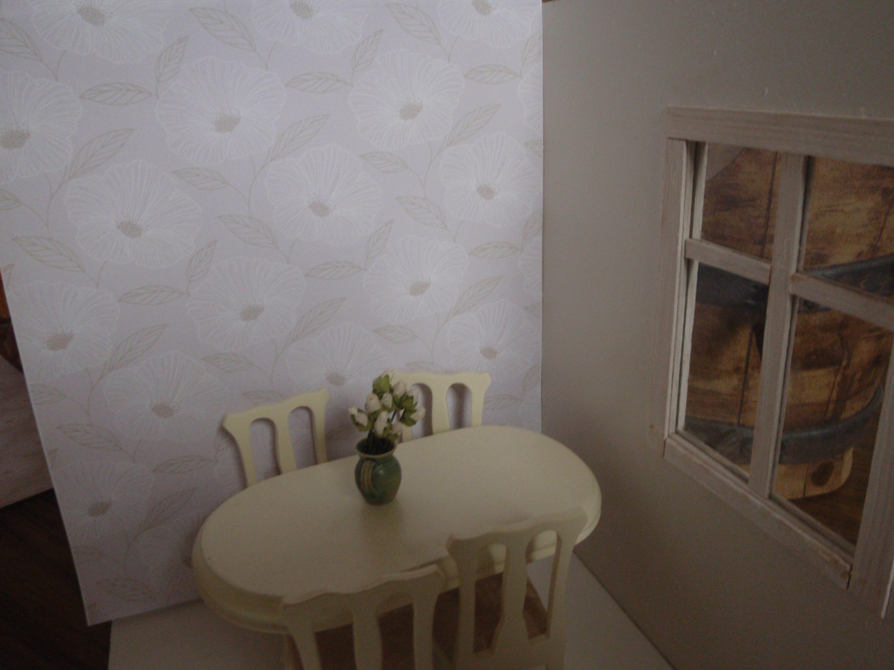 Dollhouse wallpaper floral modern mural 1 PDF big 1 PDF small Etsy