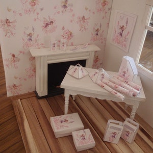 Dollhouse PDF shop display items  lampshades cards boxes etc.