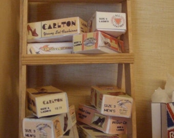 Dollhouse old shoe boxes PDF 12 different