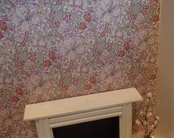 Fondo de pantalla para casa de muñecas WM lirio dorado PDF escala 1:12