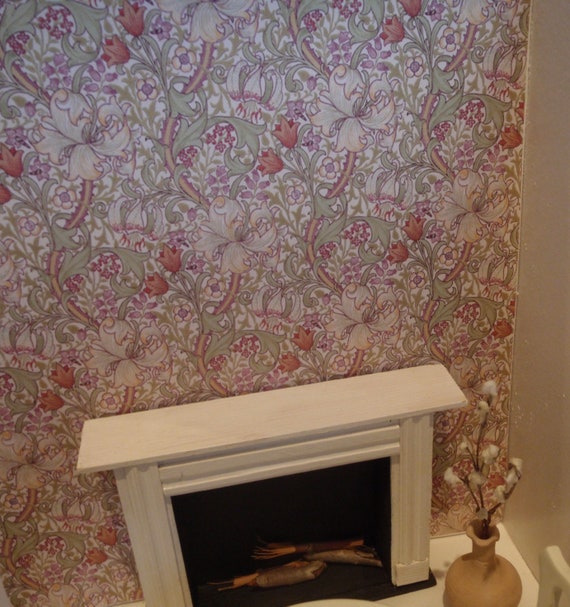 Dollhouse Wallpaper William Morris Golden Lily Pdf 1 12 Scale Etsy Dollhouse Wallpaper William Morris Golden Lily Pdf 1 12 Scale Etsy