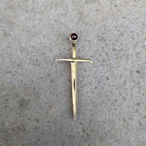 Fiore Longsword Brooch with birthstones