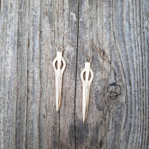 Bronze age spear earrings, bronze earrings. Ancient greek inspired earrings