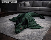 Dragon Crochet Pattern PDF | Large Amigurumi Dragon | Easy No-Sew Plush Toy | Giant Fantasy Dragon | DIY Soft Toy | Kids Gift Idea