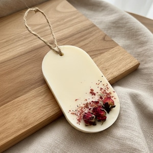 Handgefertigter Duftbeutel, Duftstoff mit getrockneten Rosenknospen, Dufttablette für Schublade und Kleiderschrank, Lufterfrischer für den Kleiderschrank, Geschenk