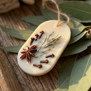Fall Wax Sachet, Autumn Home Fragrance Cozy Thanksgiving Gift, Handmade Soy Tablet